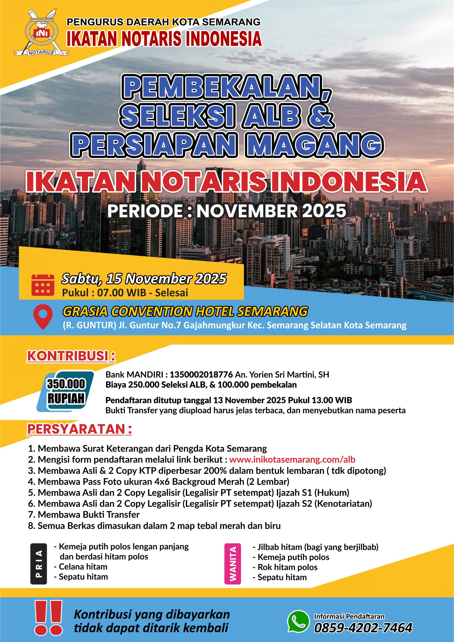 SELEKSI ALB NOVEMBER 2025