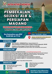 SELEKSI ALB PENGDA KOTA SEMARANG IKATAN NOTARIS INDONESIA